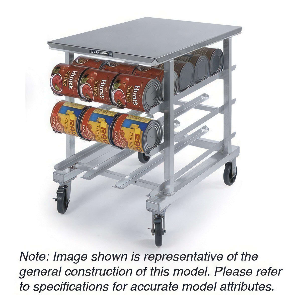 Lakeside Aluminum Can Rack, Half Size - 54 #10 Cans 72 #5 Cans