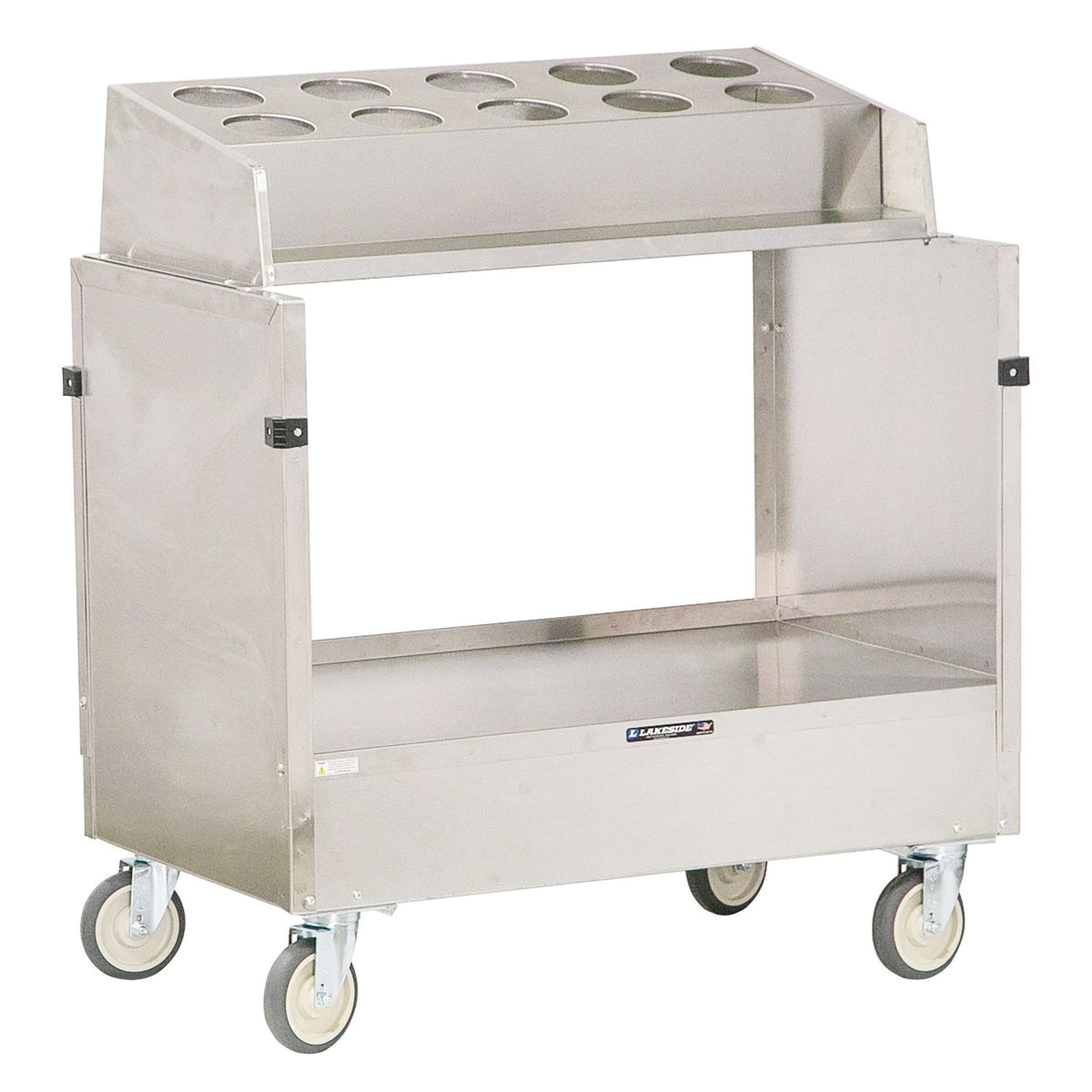 Lakeside 403 Stainless Steel Tray Cart, 22 1/4" x 36 1/4", Silver - Default Title