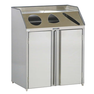 Lakeside Stainless Steel Paper Station, 69 gal. - 4315