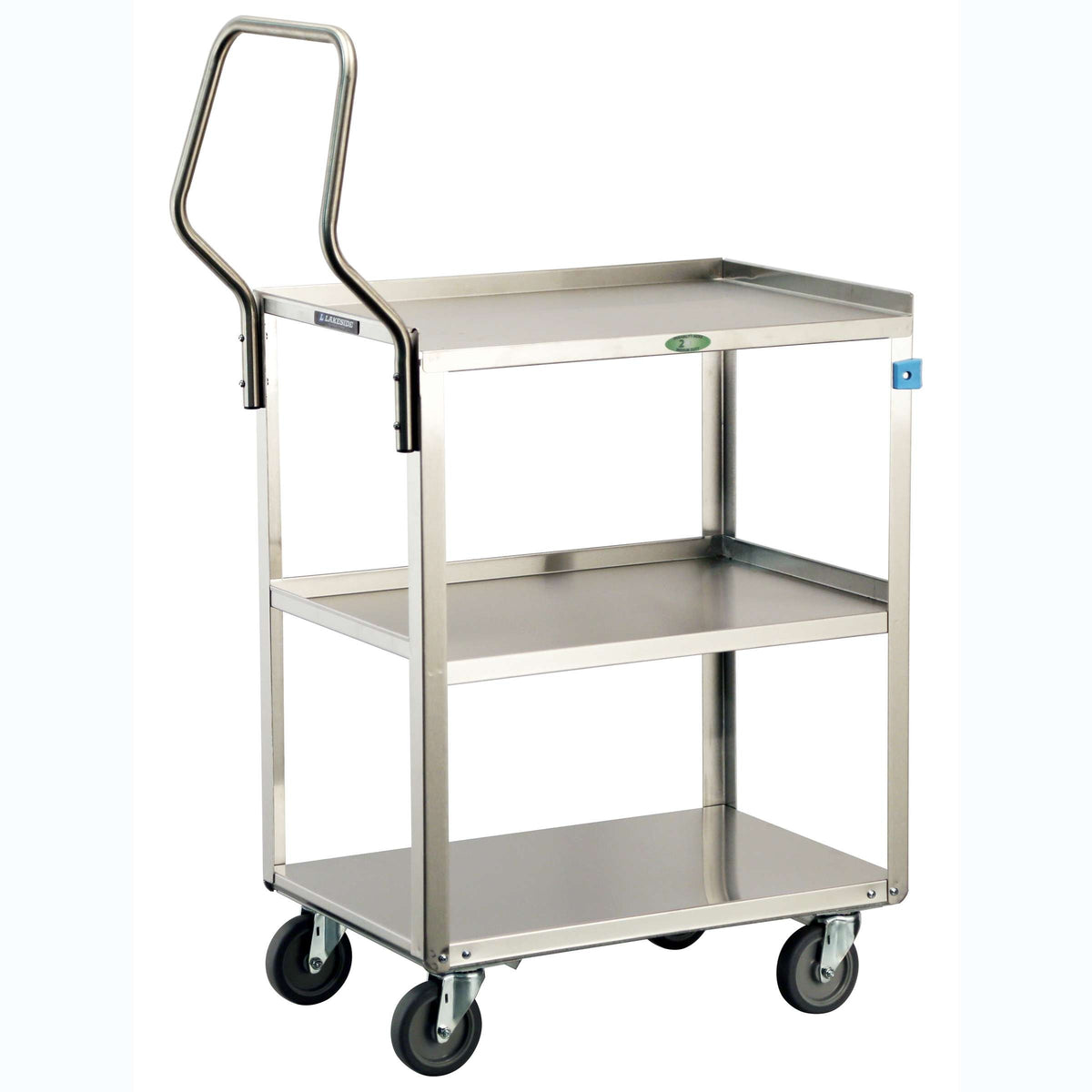 Lakeside 4411 Utility Cart, 17 3/4" x 27 5/8", Silver - Default Title