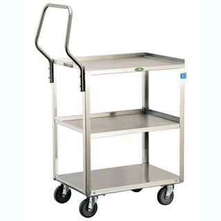 Lakeside 4411 Utility Cart, 17 3/4" x 27 5/8", Silver - Default Title