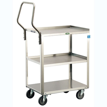 Lakeside 4411 Utility Cart, 17 3/4" x 27 5/8", Silver - Default Title