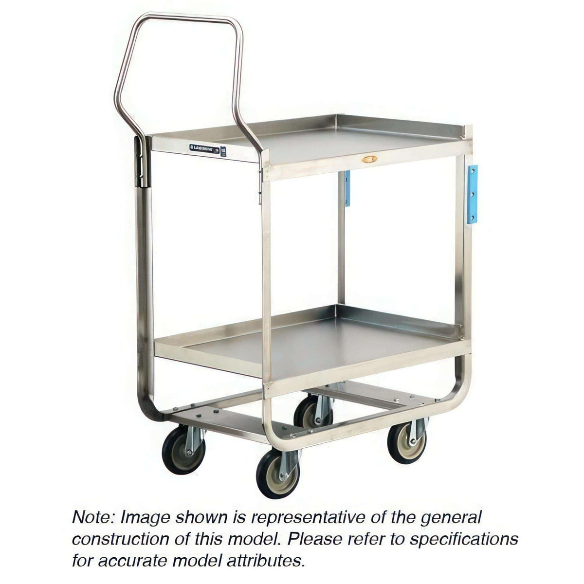Lakeside Utility Cart, Silver - 54 5/8"
