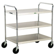 Lakeside 489 Utility Cart, 20" x 27", Silver - Default Title