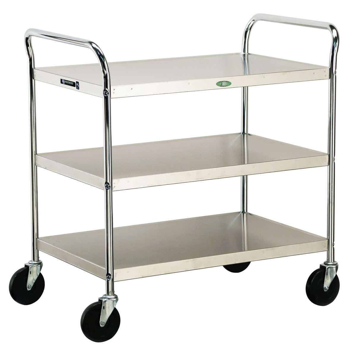 Lakeside 489 Utility Cart, 20" x 27", Silver - Default Title