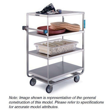 Lakeside 493 Utility Cart, 23" x 36", Silver - Default Title