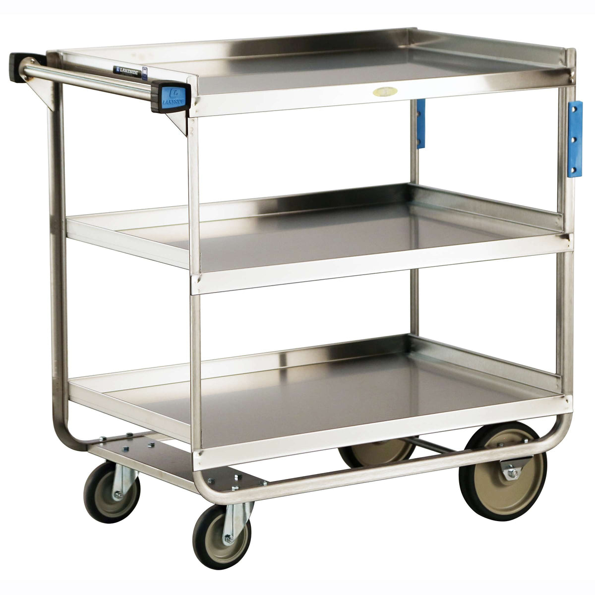 Lakeside Utility Cart, Silver - 38 5/8"
