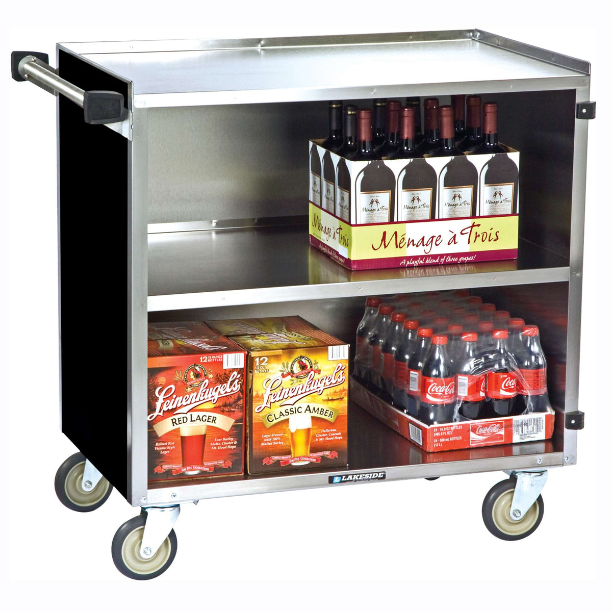 Lakeside Cart, 22 1/2" x 39 1/4", Silver - 644