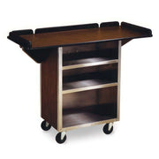 Lakeside Stainless Steel Cart, 21" Wide - Red Laminate