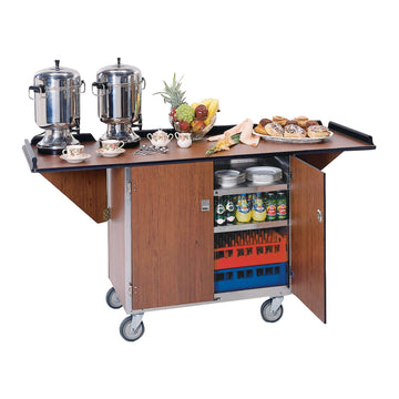 Lakeside 675B Stainless Steel Cart, 24" x 44 1/4", Black - Default Title