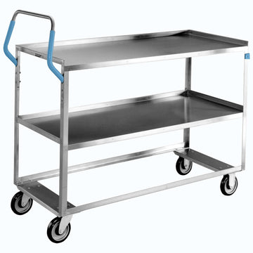 Lakeside 6830 Utility Cart, 22" x 53 1/8", Silver - Default Title