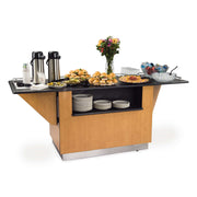 Lakeside Laminate Dining Station, 32 1/2" x 87 1/4" - Red