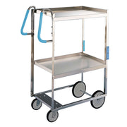 Lakeside Utility Cart, 46 3/4" High, Silver - 35 3/8"