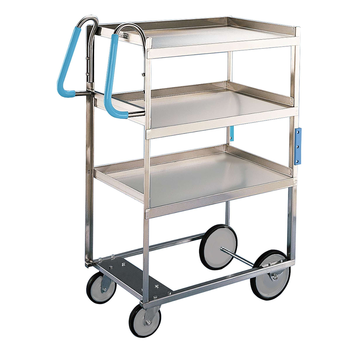 Lakeside Utility Cart, 46 3/4" High, Silver - 35 3/8"