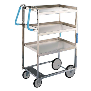 Lakeside Utility Cart, 46 3/4" High, Silver - 35 3/8"