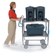 Lakeside 7130 Utility Cart, 21 5/8" x 57 7/16", Silver - Default Title