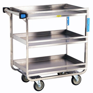 Lakeside Utility Cart, Silver - 32 5/8"