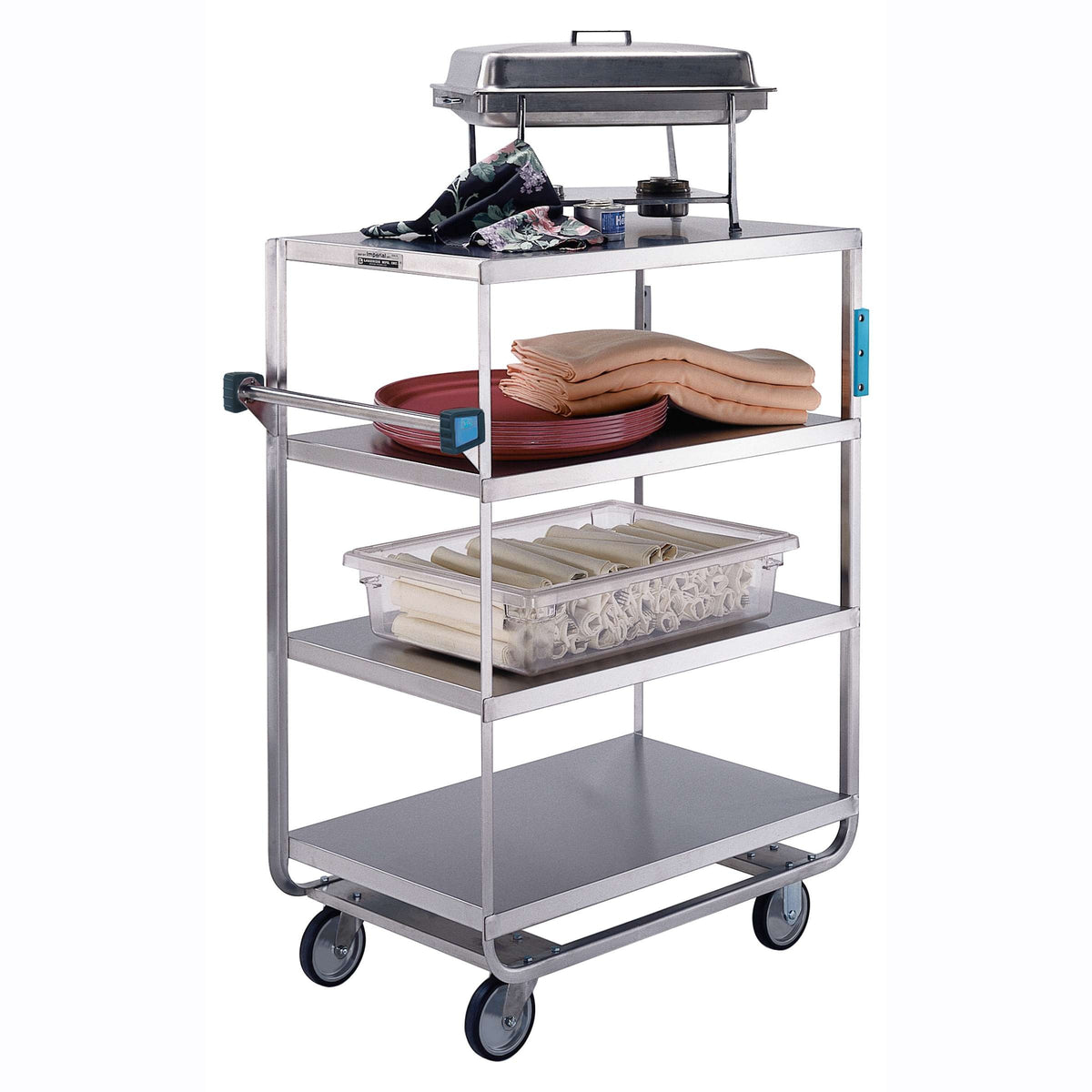 Lakeside Utility Cart, 21 1/2" x 38 1/2", Silver - All