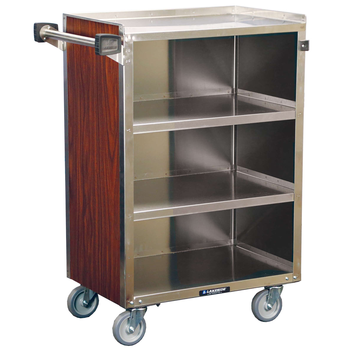 Lakeside 815SS Utility Cart, 16 7/8" x 28 1/4", Silver - Default Title