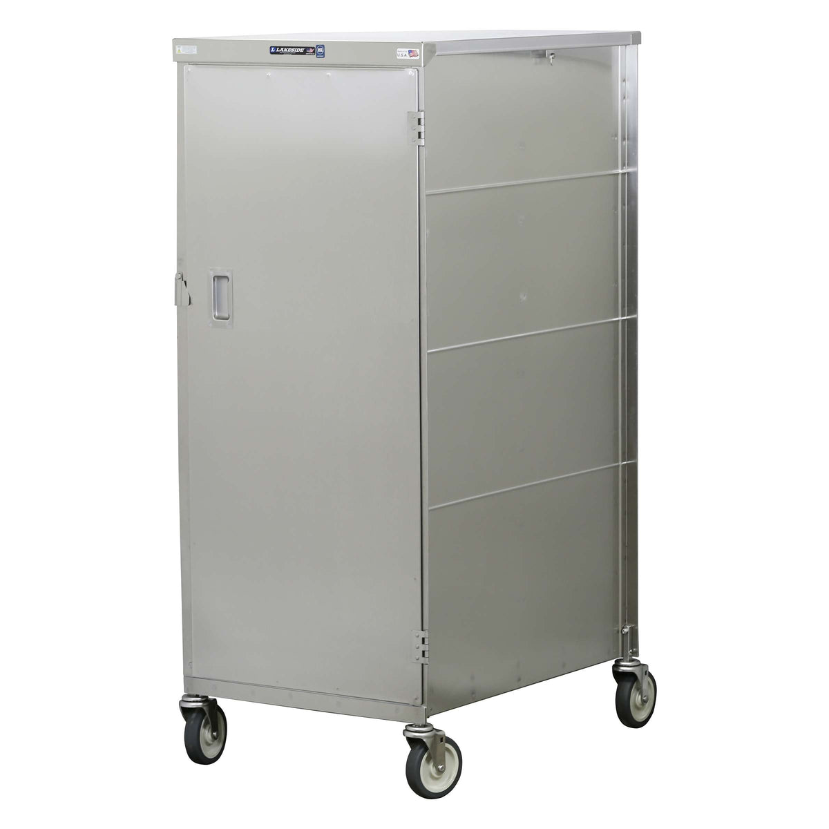 Lakeside 850 Stainless Steel Tray Cart, 16 Trays, Silver - Default Title