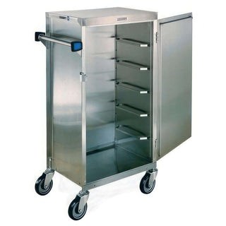 Lakeside 854 Stainless Steel Tray Cart, 6 Trays, Silver - Default Title