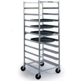 Lakeside 8580 Aluminum Tray Cart, 10 Trays, Silver - Default Title