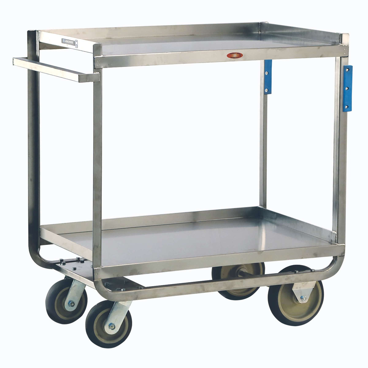 Lakeside 8820 Utility Cart, 21 1/4" x 36 1/2", Silver - Default Title