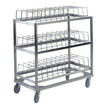 Lakeside Stainless Steel Drying Rack, 20 1/4" x 39 1/4", Silver - 60 Domes