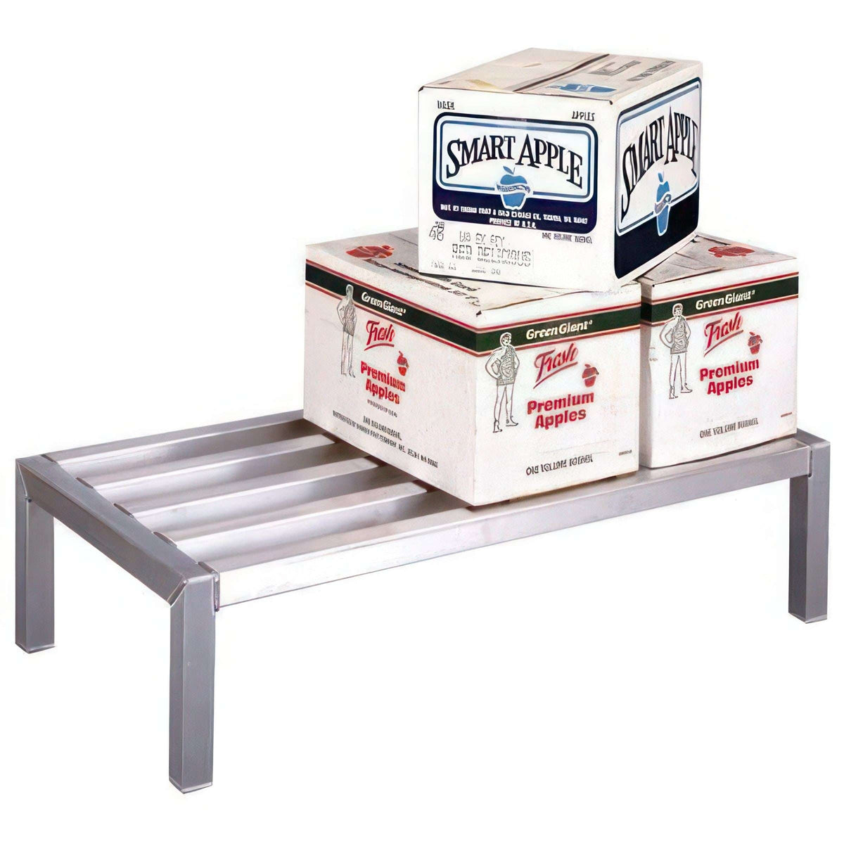 Lakeside 9171 Aluminum Dunnage Rack, 24" x 48", Silver - Default Title