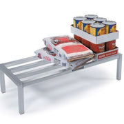 Lakeside 9182 Aluminum Dunnage Rack, 24" x 60", Silver - Default Title