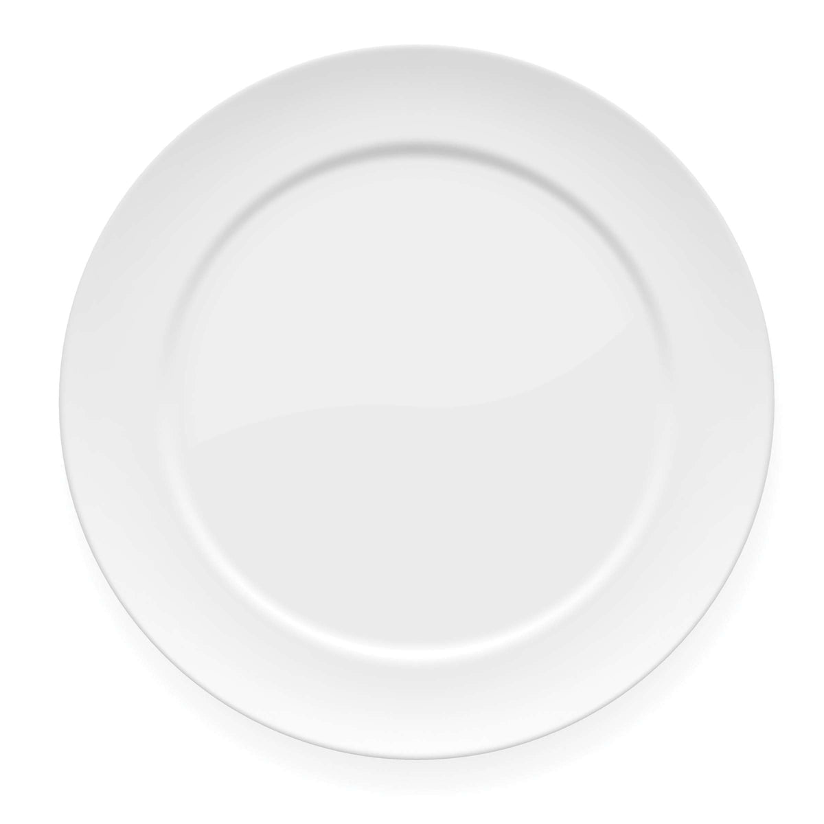 Alluserv AIP9 Porcelain Plate, 9" Diameter, White, 12/Case - Default Title