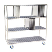 Lakeside PB848 Stainless Steel Drying Rack, 120 Pans, Silver - Default Title