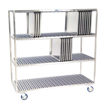 Lakeside PB848 Stainless Steel Drying Rack, 120 Pans, Silver - Default Title