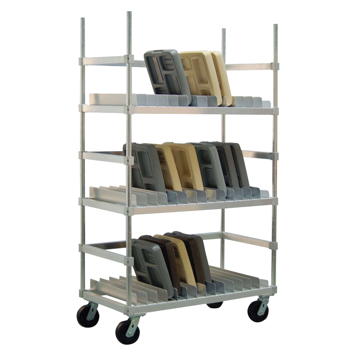Lakeside PBTDR54 Aluminum Drying Rack, 54 Trays, Silver - Default Title