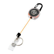 KEY-BAK 0KB2 Badge Holder, 4 oz. 5 Keys, Clear - Orange