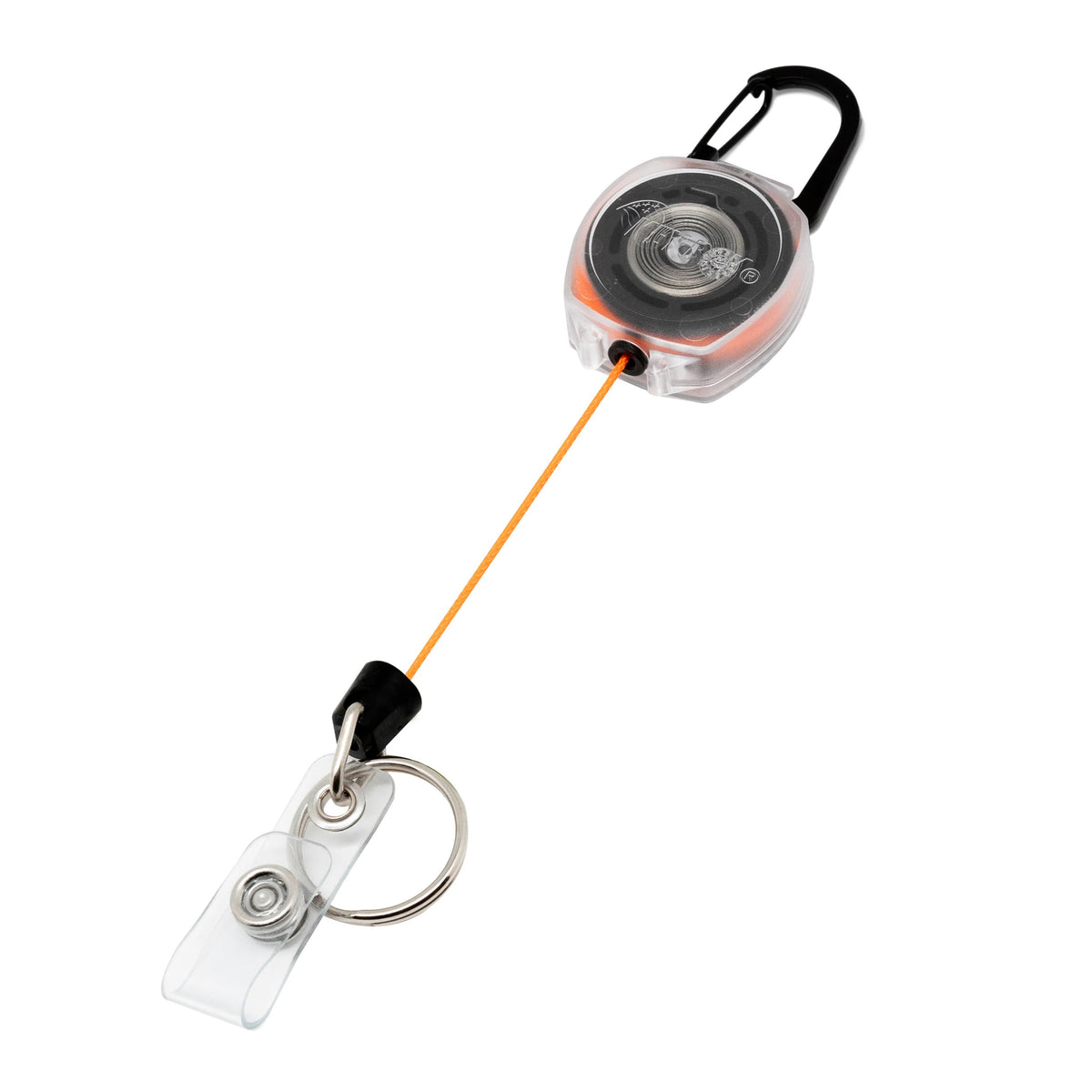 KEY-BAK 0KB2 Badge Holder, 4 oz. 5 Keys, Clear - Orange