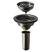 Sani-Lav 1011 Stainless Steel Sink Strainer, 4 1/2" Diameter, Silver - Default Title