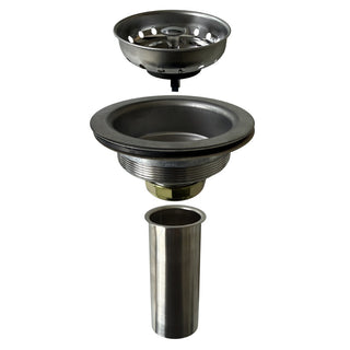 Sani-Lav 1011 Stainless Steel Sink Strainer, 4 1/2" Diameter, Silver - Default Title