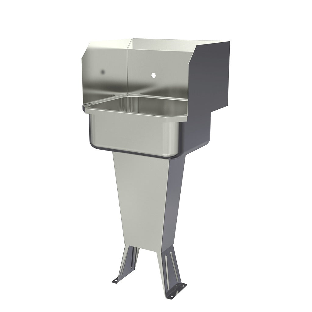 Sani-Lav Stainless Steel Hand Sink, 18" x 19" - 8" Centers