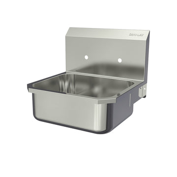 Sani-Lav Stainless Steel Hand Sink, 18" x 19", Silver - 8" Centers
