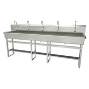 Sani-Lav Stainless Steel Sink, 20" x 100" - photo 2