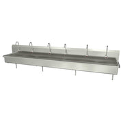 Sani-Lav Stainless Steel Sink, 20" Wide, Silver - 120"