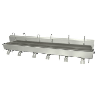 Sani-Lav Stainless Steel Sink, 20" Wide, Silver - 120"