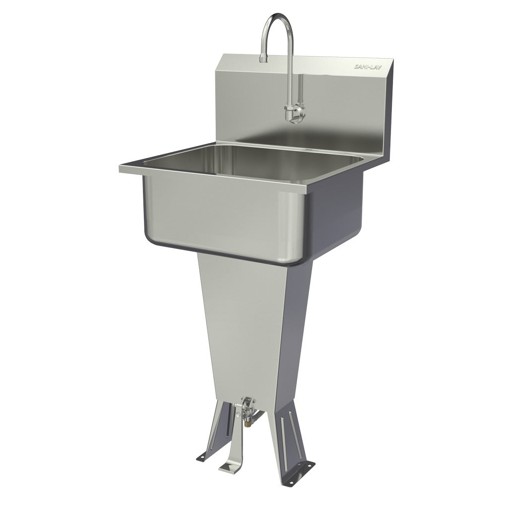 Sani-Lav Stainless Steel Sink, 20" x 21"