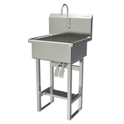 Sani-Lav 524FK2 Stainless Steel Sink, 20 1/2" x 23" - Default Title