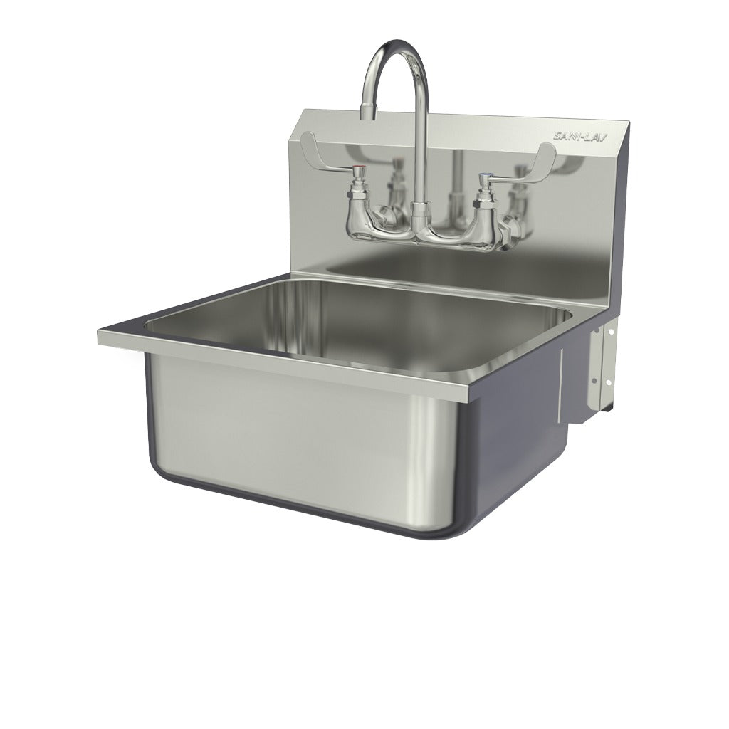 Sani-Lav Stainless Steel Sink, 20" x 21" - Hand