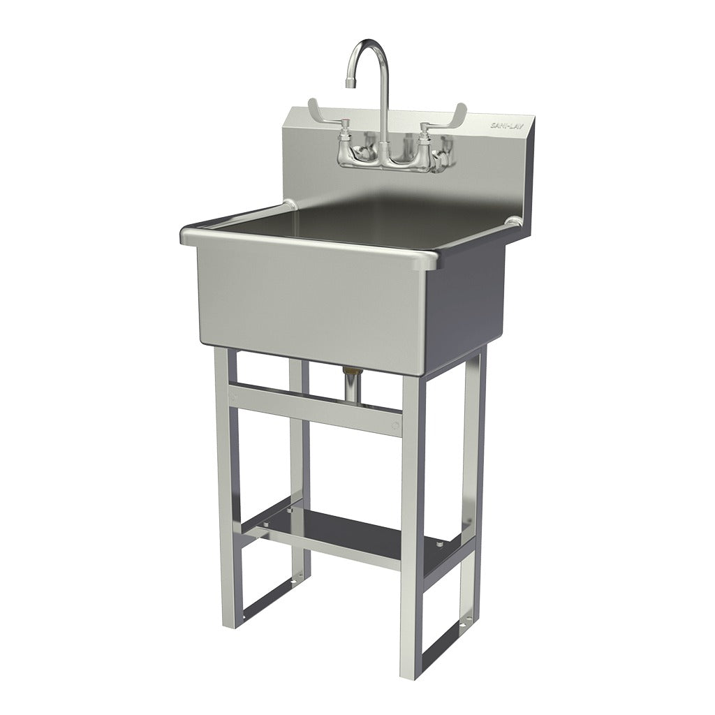 Sani-Lav Stainless Steel Scrub Sink, 20" x 25", Silver - 531FF