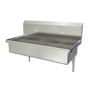 Sani-Lav Stainless Steel Sink, 20" Wide, Silver - 40"