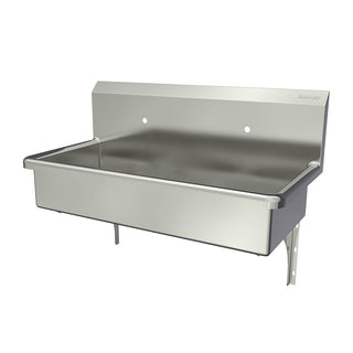 Sani-Lav Stainless Steel Sink, 20" Wide, Silver - 40"