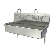 Sani-Lav Stainless Steel Hand Sink, 20" Wide, Silver - 40"